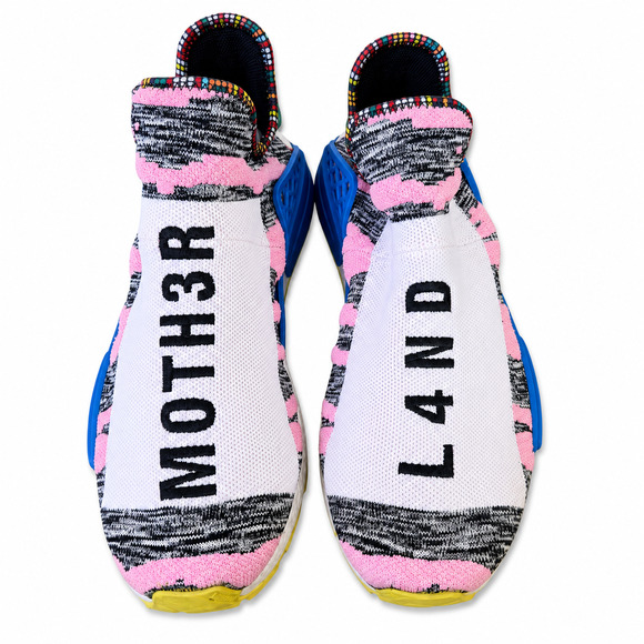 Adidas Pharrell Williams HU NMD Mother Land Sneakers Size 12 Boost Trail Rare main image 6